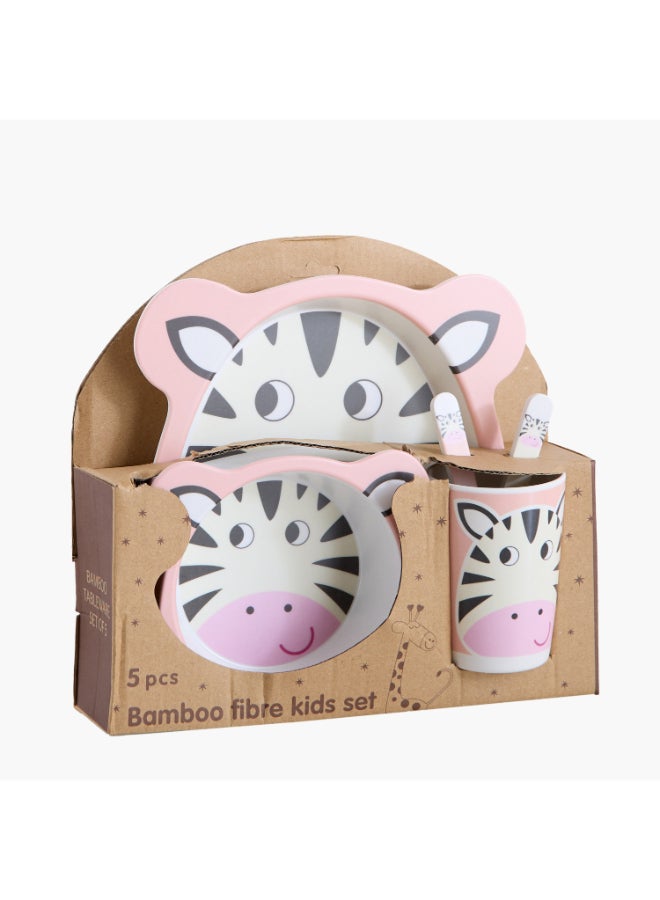 Home Box Zebra 5-Piece Dinner Set for Kids - Image 5